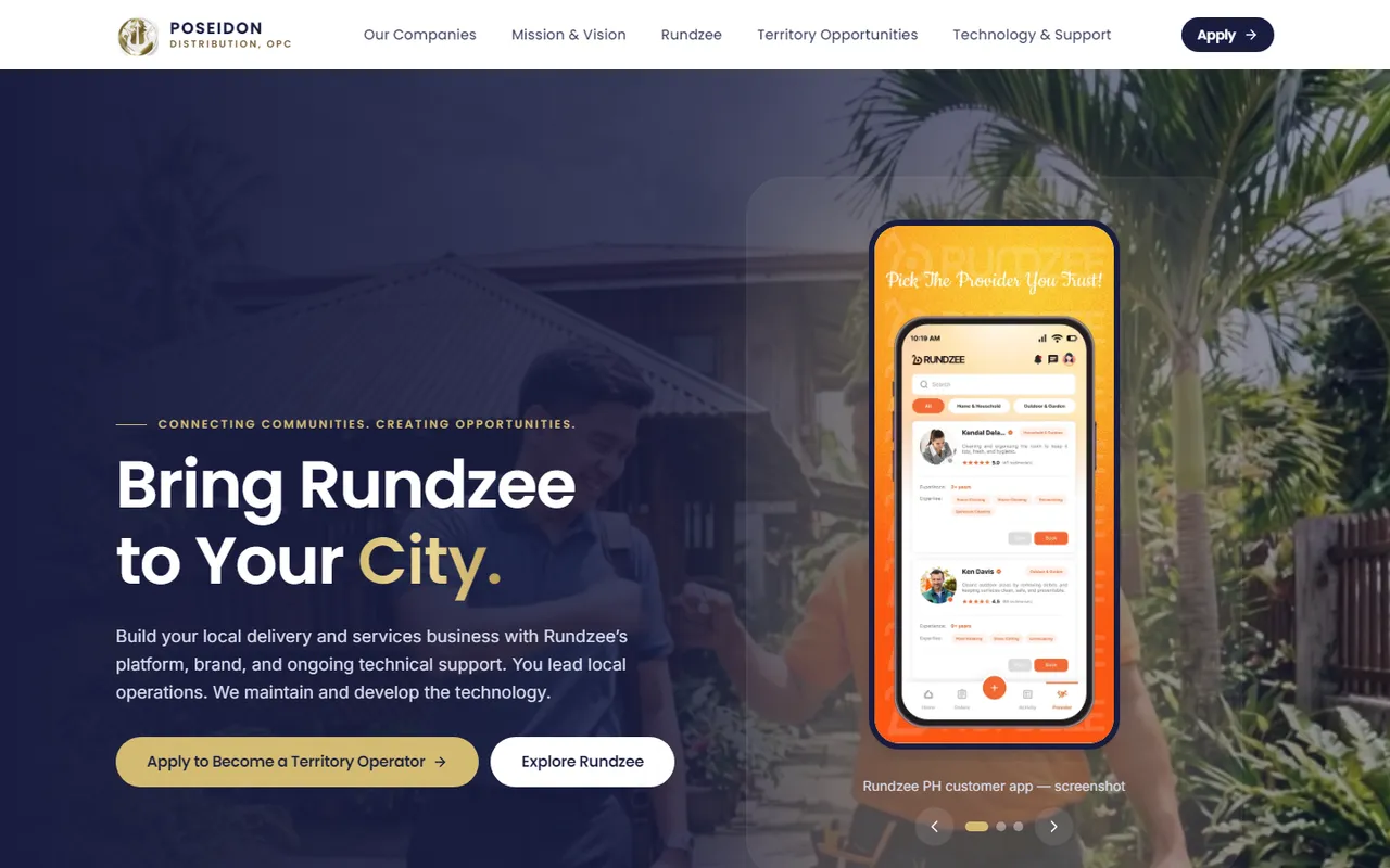 Home page of poseidonopc.com