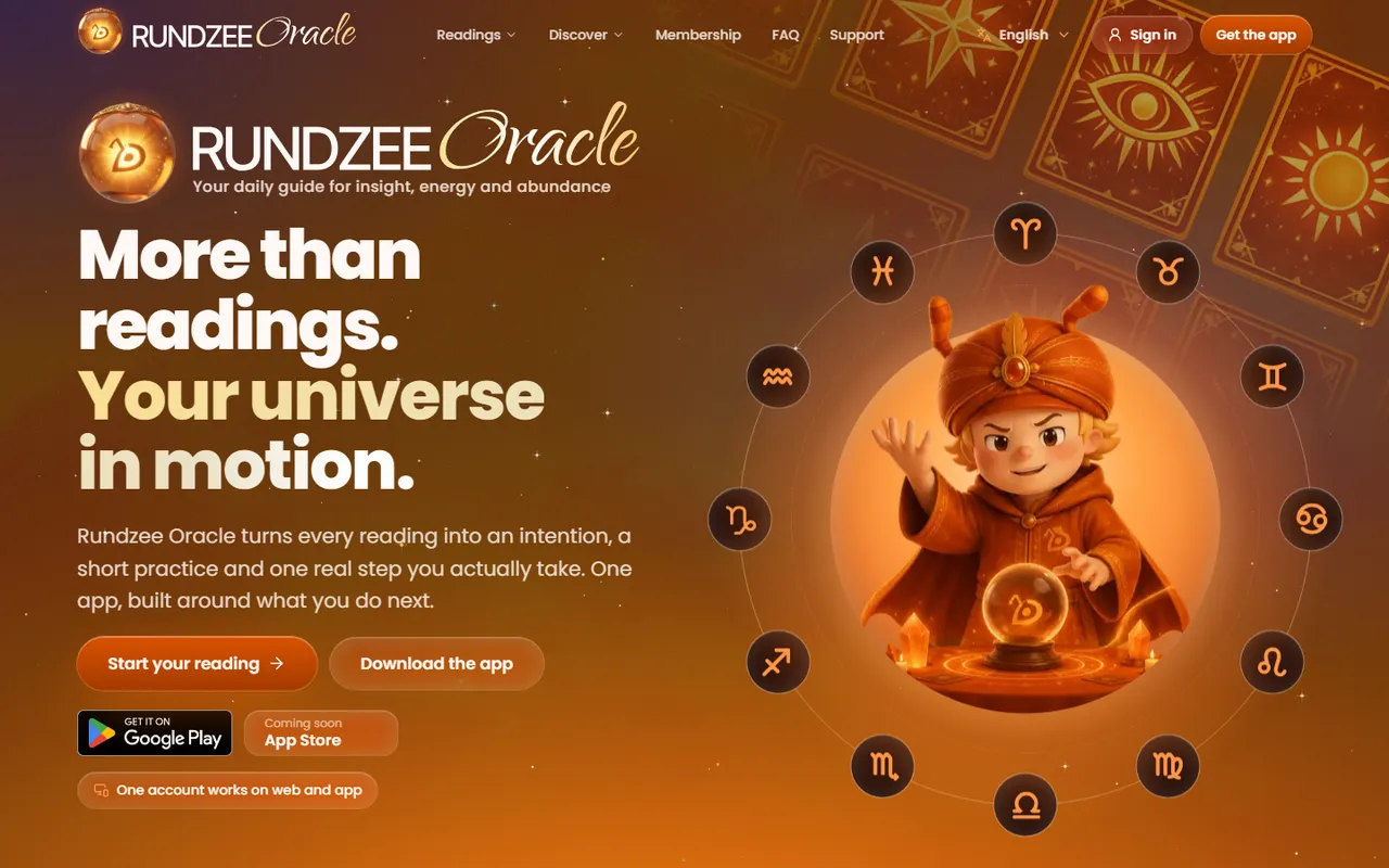 Home page of rundzeeoracle.com